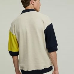 CLOSED Polo Oversize - Block - Stratus Grey & Jaune