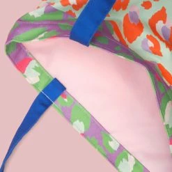 Eleanor Bowmer Leopard Stripe Tote Bag