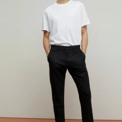 CLOSED Pantalon Atelier Tapered - Laine Vierge - Noir