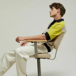 CLOSED Polo Oversize - Block - Stratus Grey & Jaune