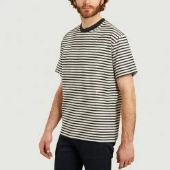 CLOSED Black Navy Striped T Shirt