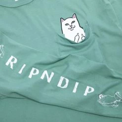 RIP N DIP Lord Nermal L/s Pocket T-shirt - Pine