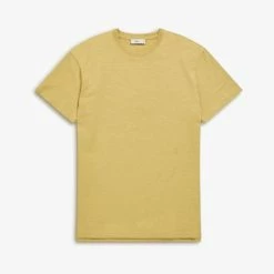 CLOSED T-shirt Brodé - Jaune Egg Nog