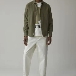 CLOSED Chemise Coton Piqué Soft Kaki