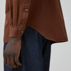 CLOSED Surchemise Formal Army Marron Brazil Nut