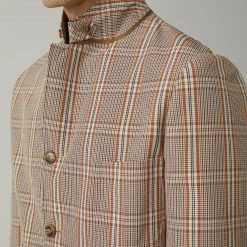 CLOSED Blazer À Carreaux Tissu Italien