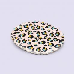 Eleanor Bowmer Pink Leopard Serving Platter