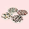 Eleanor Bowmer Leopard Ceramic Coasters (Set of 4)