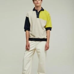 CLOSED Polo Oversize - Block - Stratus Grey & Jaune