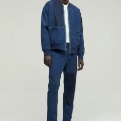 CLOSED Pantalon Atelier Tapered - Patchwork Indigo