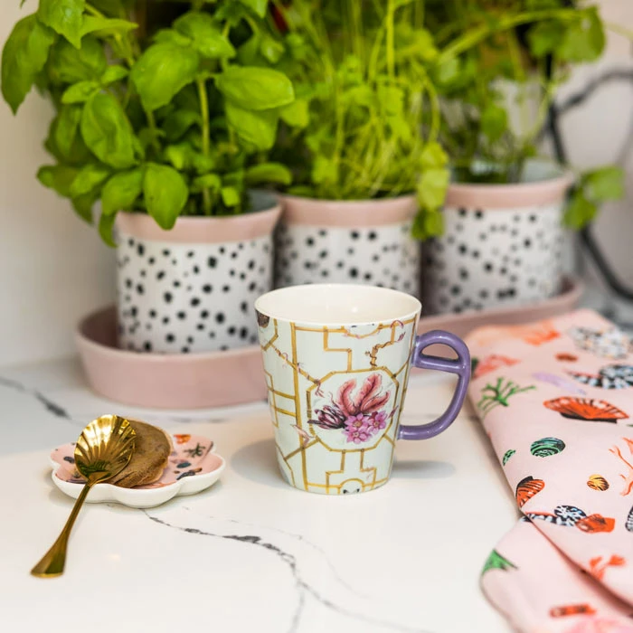 Eleanor Bowmer Trellis Design Mug