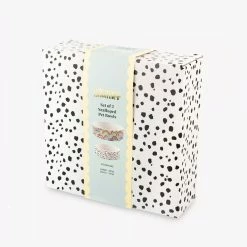 Eleanor Bowmer Pet Bowl Set Of 2 Dalmatian & Rainbows