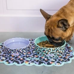 Eleanor Bowmer Leopard Pet Bowl (Set of 2)