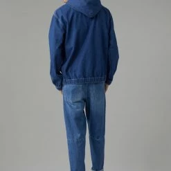 CLOSED Sweat Capuche - Denim Mid-blue