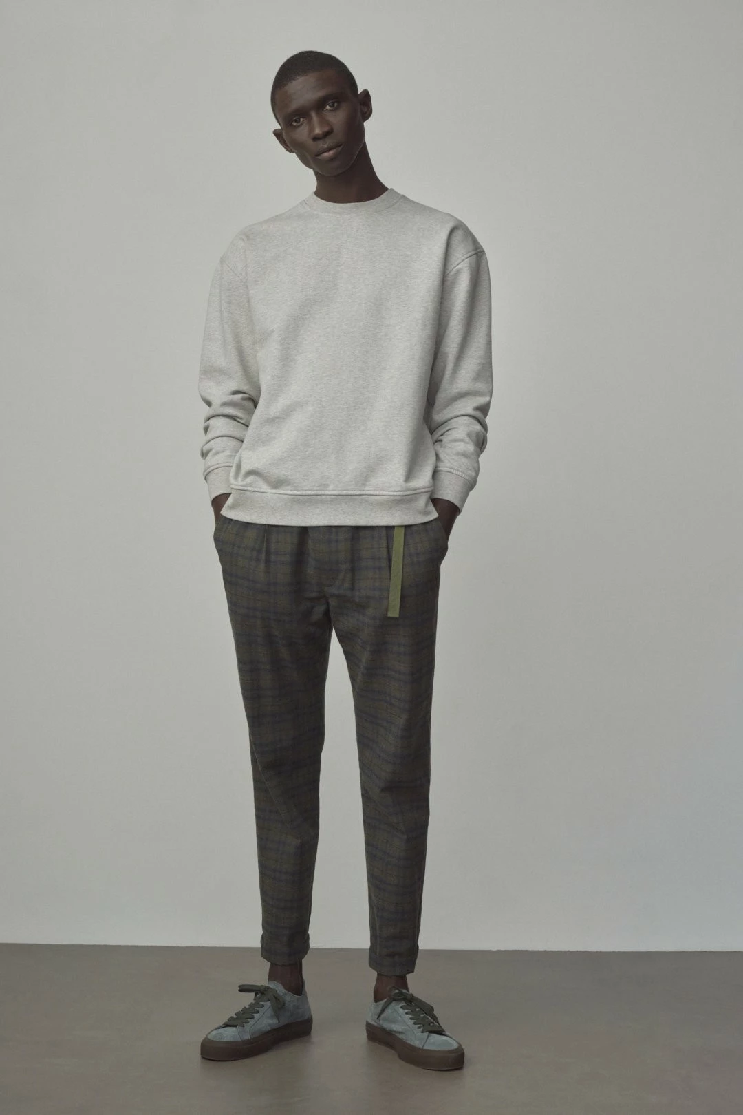 CLOSED Buckle Pant - Relaxed Fit - Carreaux
