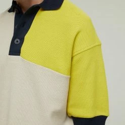 CLOSED Polo Oversize - Block - Stratus Grey & Jaune