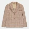 CLOSED Blazer À Carreaux Tissu Italien