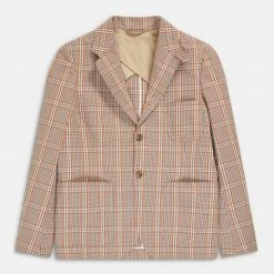 CLOSED Blazer À Carreaux Tissu Italien
