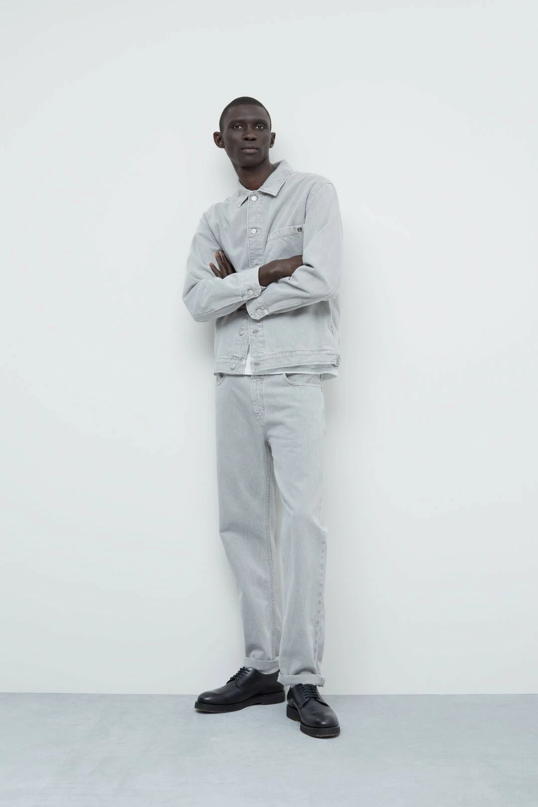 CLOSED Veste Denim Worker - Gris Ciment