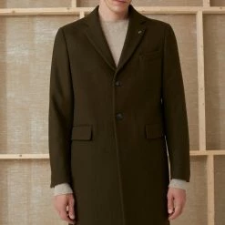 CLOSED Manteau Long En Laine Sea Tangle