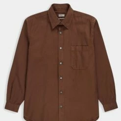 CLOSED Surchemise Formal Army Marron Brazil Nut