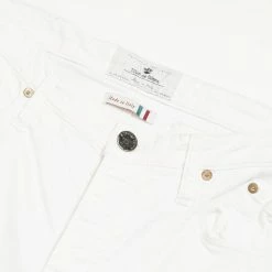 Blue de Genes Repi Pavia White Denim Pant