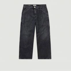 CLOSED Black Leyton Large 7 8th Length Tinted Jeans