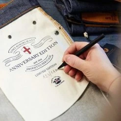 Blue de Genes Vinci X Hi 5 Japanese Raw Selfedge Jeans