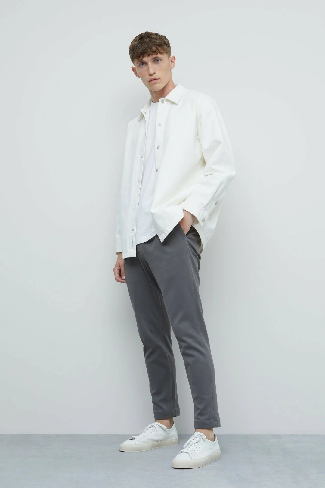 CLOSED Pantalon Vigo Tapered Dark Nickel