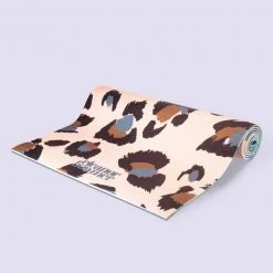Eleanor Bowmer Pink Leopard Yoga Mat