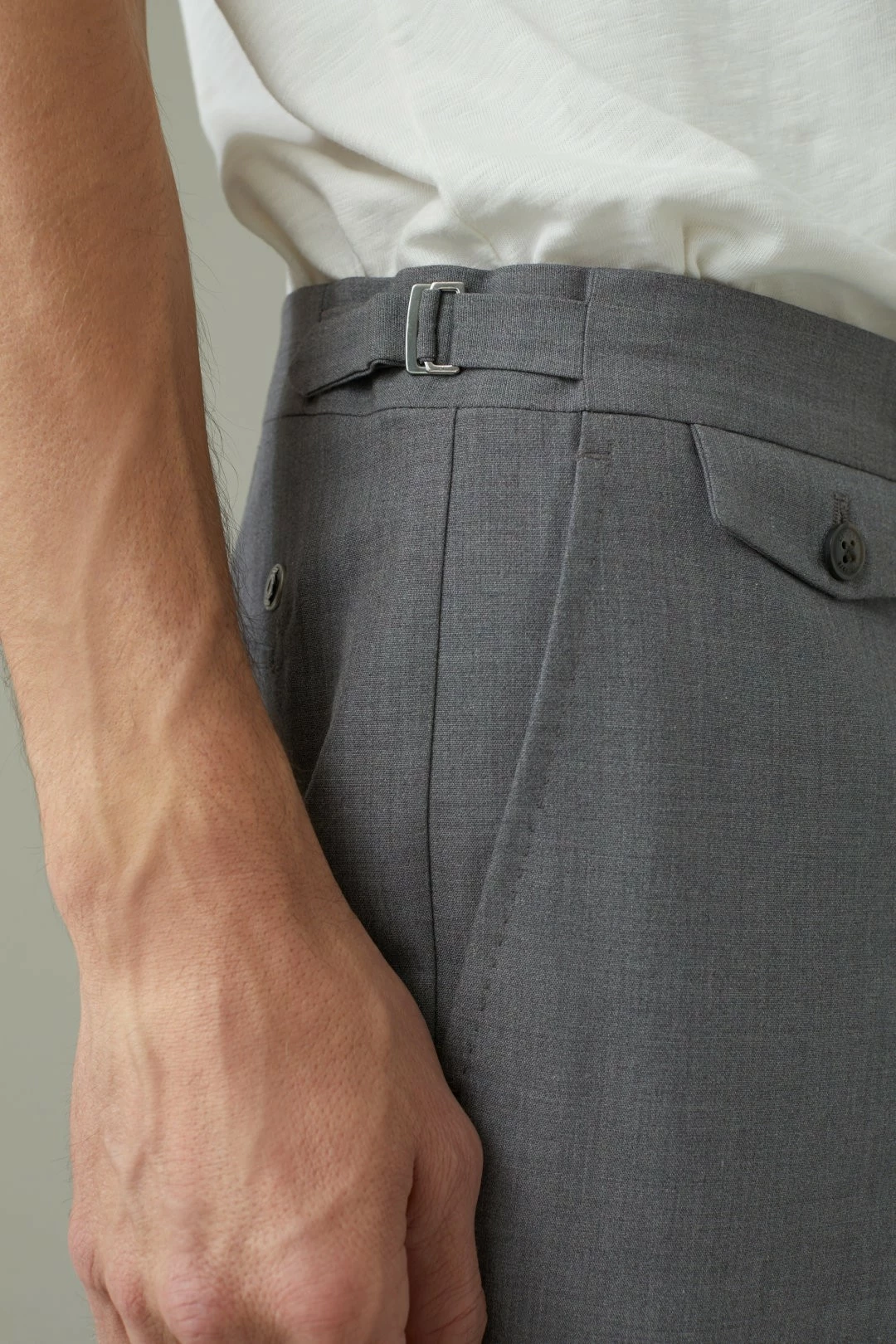 CLOSED Pantalon Atelier Formal - Laine Vierge - Gris Chiné