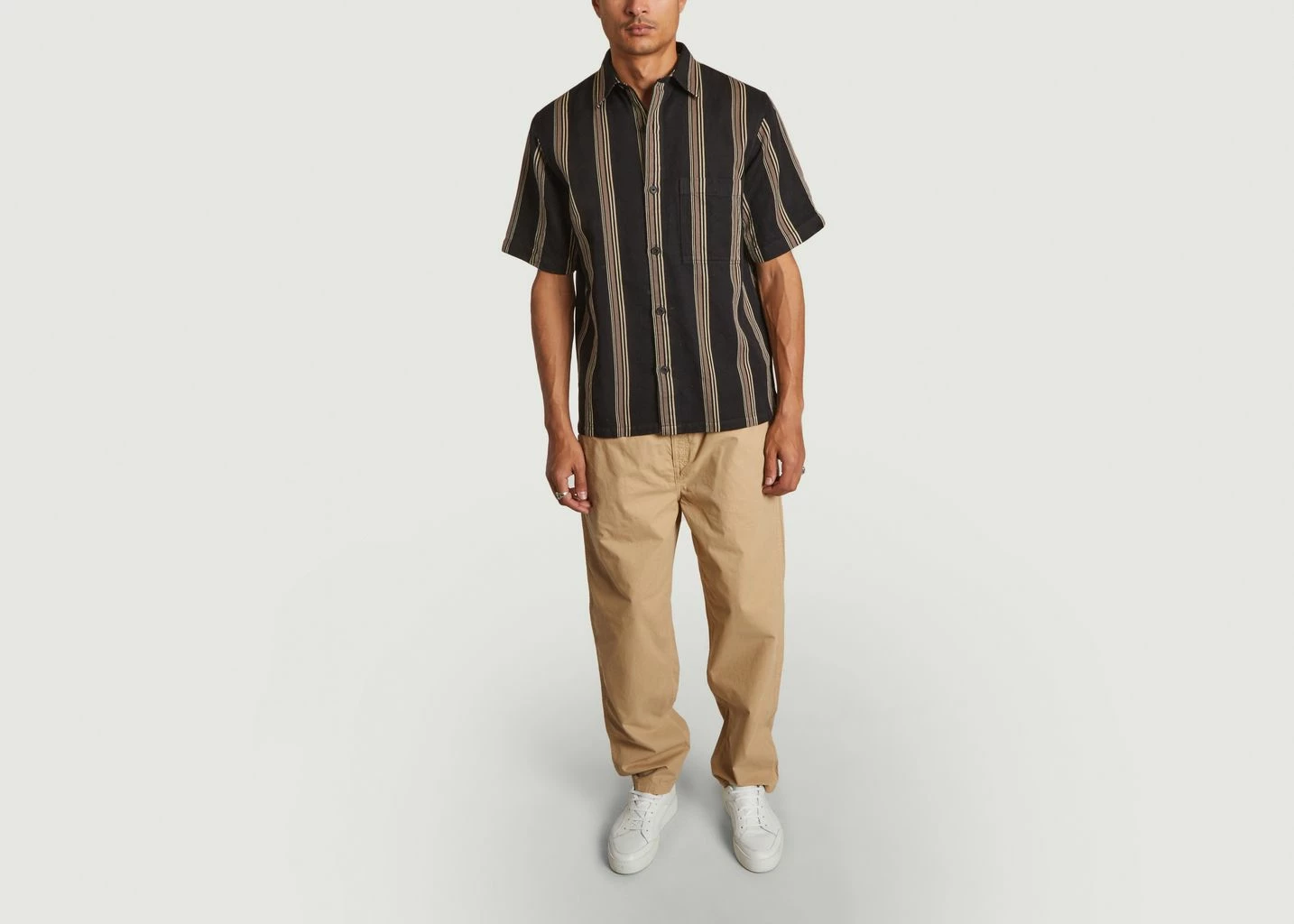 CLOSED Mid-sleeve Shirt In Cotton And Linen