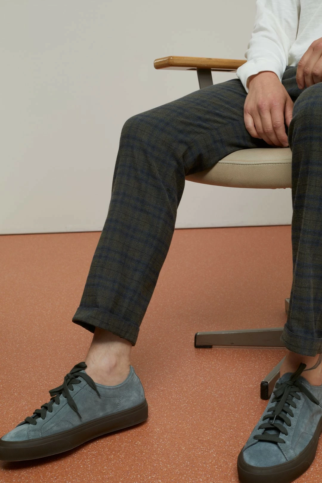 CLOSED Buckle Pant - Relaxed Fit - Carreaux