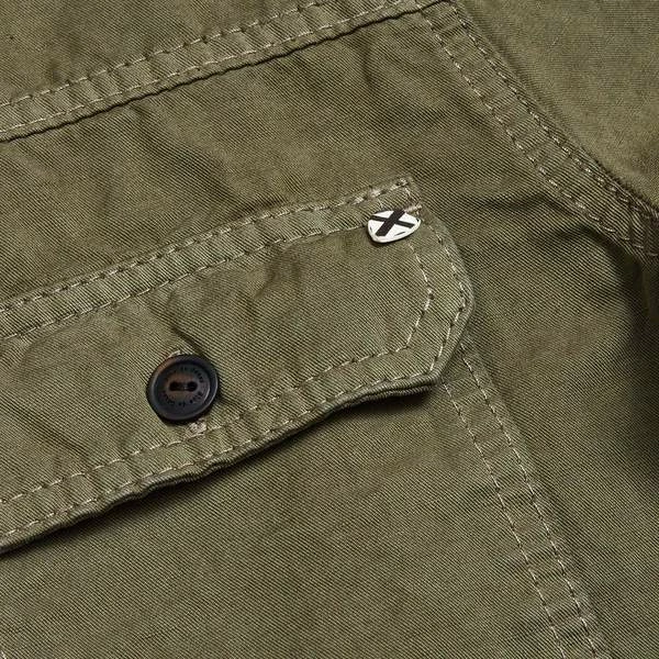 Blue de Genes Folignio Gordian Albiate Overshirt Olive Night
