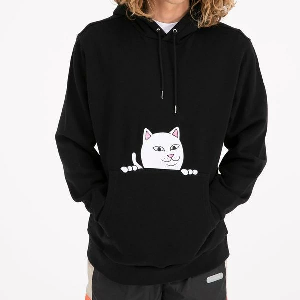 RIP N DIP Peeking Nermal Hoodie Black