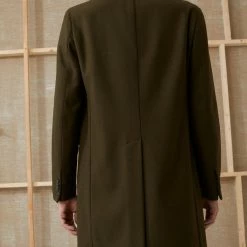 CLOSED Manteau Long En Laine Sea Tangle