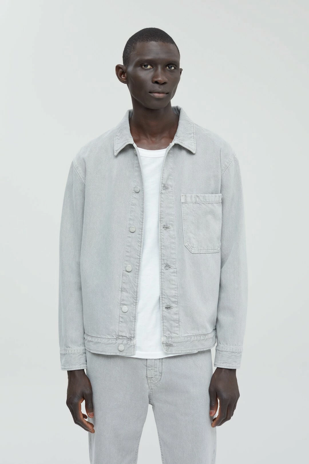 CLOSED Veste Denim Worker - Gris Ciment