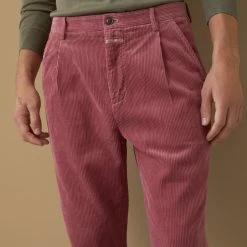 CLOSED Pantalon Velours - Boston Relaxed - Rouge Cabernet