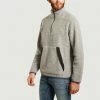 CLOSED Grey Fleece Sweater