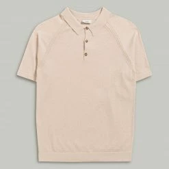 CLOSED Polo Fine Maille Italienne Beige