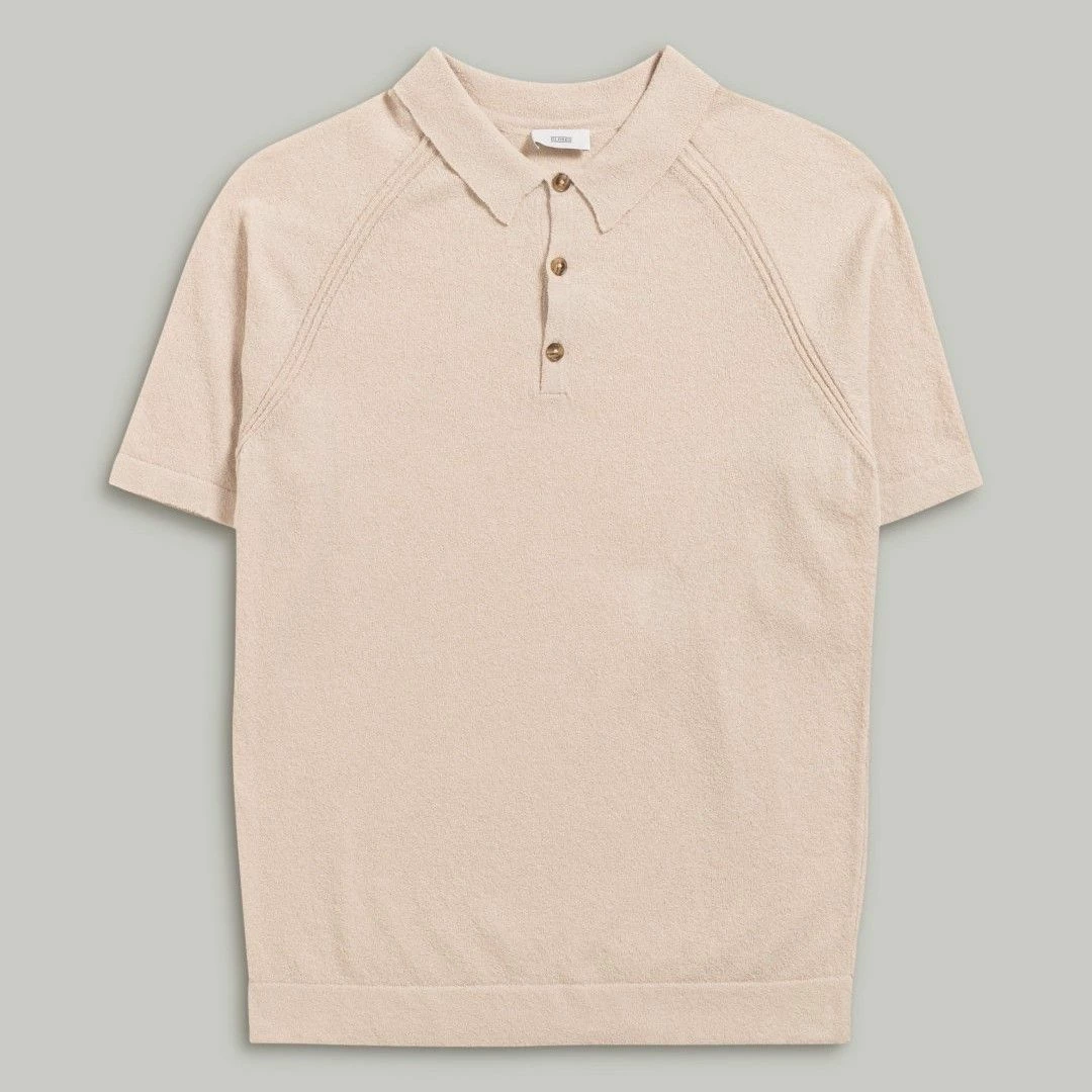 CLOSED Polo Fine Maille Italienne Beige