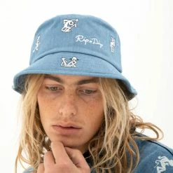 RIP N DIP Dance Party Bucket Hat - Denim