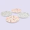 Eleanor Bowmer Shell & Dalmatian Picnic Dinner Plates - Set of 4