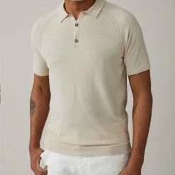 CLOSED Polo Fine Maille Italienne Beige