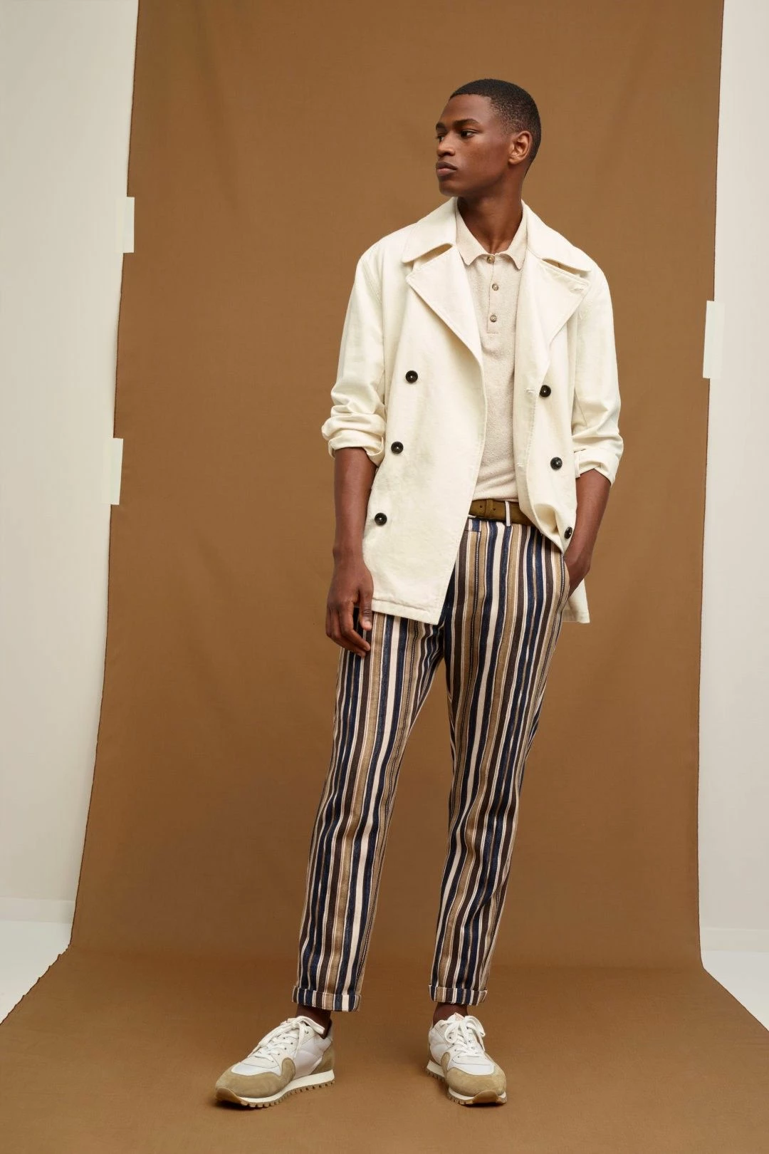 CLOSED Polo Fine Maille Italienne Beige