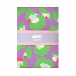 Eleanor Bowmer Purple Leopard Tea Towel