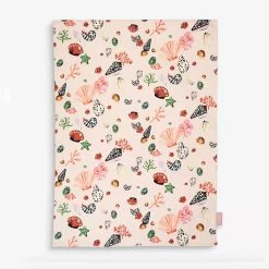 Eleanor Bowmer Miami Shells & Dalmatian Dot Set of 2 Cotton Tea Towels