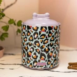 Eleanor Bowmer Leopard Print Pet Treat Jar