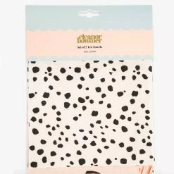 Eleanor Bowmer Miami Shells & Dalmatian Dot Set of 2 Cotton Tea Towels