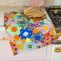 Eleanor Bowmer Floral Patchwork Tea Towel